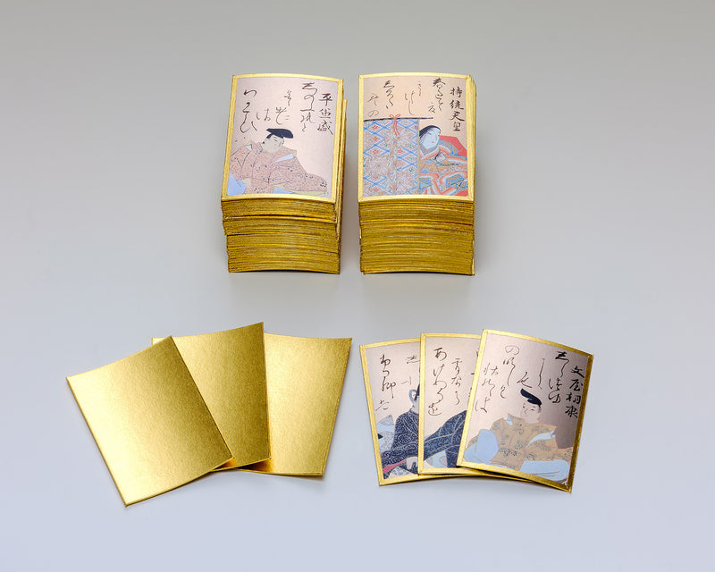 "Korin Karuta" by Ogata Korin in gold color