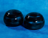 "Maeda Blue" Lacquer Finish Go bowls for size 36 - 40 Go stones JAC-MDS-410-06