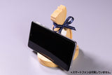 "Hyuga-Kaya mobile phone stand Cat silhouette type with a white Go stone"
