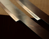 511-MGB-07 Board craftsman Mr. Miwa made Shin-kaya (Spruce wood) Tachi-mori finish Go board with legs Size 50(Thick about 145 mm)