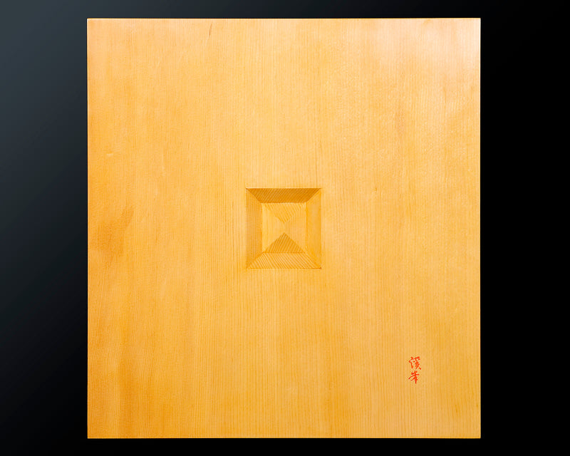 『2024 Christmas SALE』 412-CMG-01 Board craftsman Mr. Miwa made Shin-kaya (Spruce wood) Tachi-mori finish table Go board Size 30