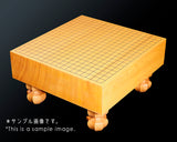 511-MGB-06 Board craftsman Mr. Miwa made Shin-kaya (Spruce wood) Tachi-mori finish Go board with legs Size 40(Thick about 115 mm)