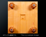 511-MGB-06 Board craftsman Mr. Miwa made Shin-kaya (Spruce wood) Tachi-mori finish Go board with legs Size 40(Thick about 115 mm)