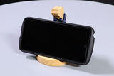 "Hyuga-Kaya mobile phone stand Dog silhouette type with a white Go stone"