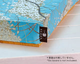 『January 5th "Igo Day" Celebration SALE Part2』512-GCC-01 Nishijin textile cover for table Go board 1.7～2.0-Sun Luxurious fabric cover Sakura Tsuyushiba (Cherry Blossom Dew on Grass) Blue