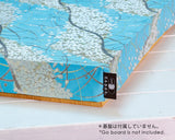『January 5th "Igo Day" Celebration SALE Part2』512-GCC-01 Nishijin textile cover for table Go board 1.7～2.0-Sun Luxurious fabric cover Sakura Tsuyushiba (Cherry Blossom Dew on Grass) Blue