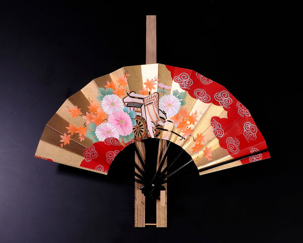 Kyoto "O-nishi Kyo-sen-do" Kyoto-style Glittering folding fan JAC-OKD-405-01