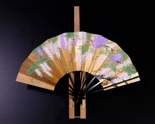 Kyoto "O-nishi Kyo-sen-do" Kyoto-style Glittering folding fan JAC-OKD-405-02
