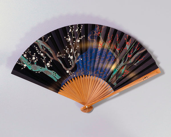 Kyoto "O-nishi Kyo-sen-do" Kyoto-style Glittering folding fan JAC-OKD-405-05