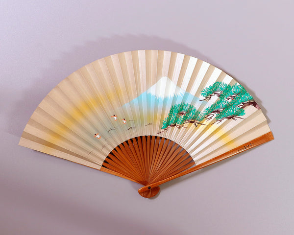 Kyoto "O-nishi Kyo-sen-do" Kyoto-style Glittering folding fan JAC-OKD-405-06
