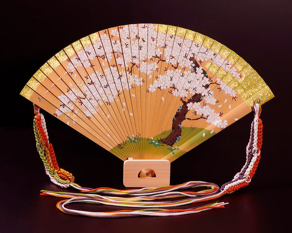 Kyoto "O-nishi Kyo-sen-do" Kyoto-style Glittering folding fan JAC-OKD-405-10