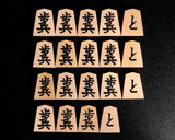 『2025 Christmas SALE Part2』512-CSGS-03 Reversible 15*15-ro Go & Shogi Board, Go stones and Shogi pieces set B