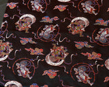 『January 5th "Igo Day" Celebration SALE Part2』512-GCC-07 Nishijin textile cover for table Go board 1.7～2.0-Sun Luxurious fabric cover Fūjin and Raijin (Wind God and Thunder God)