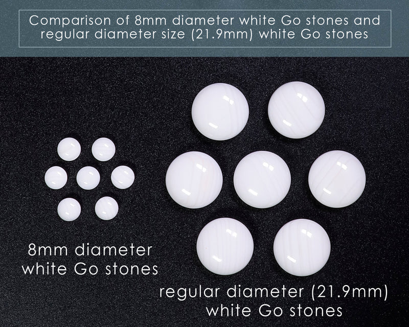 Hyuga Kaya Go board for 8mm diameter Go stones 3piece Go set 406-8M-07 ...
