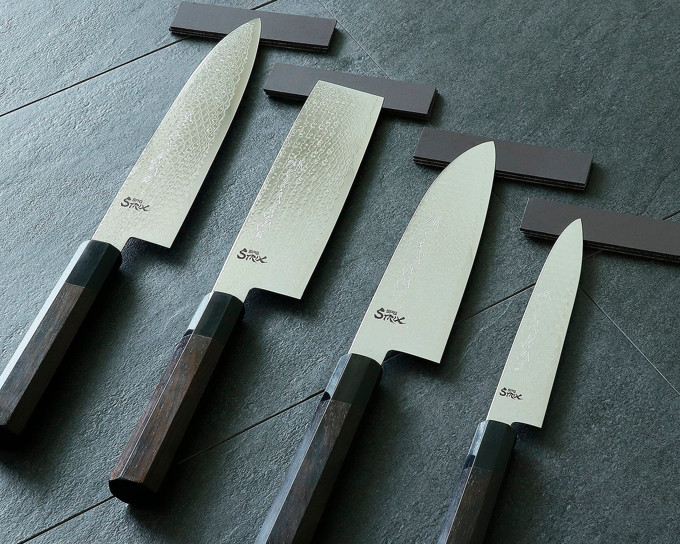 山脇山脇刃物製作所 堺包丁「郷右馬允義弘」SPG-STRIX 割込 ダマスカス