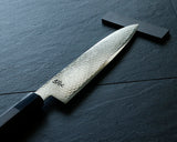 Yamawaki Cutlery Sakai Knife [Go-uma-no-suke Yoshihiro] SPG-STRIX Wari-komi Damascus Gyuto knife 210 mm with Ebony Handle