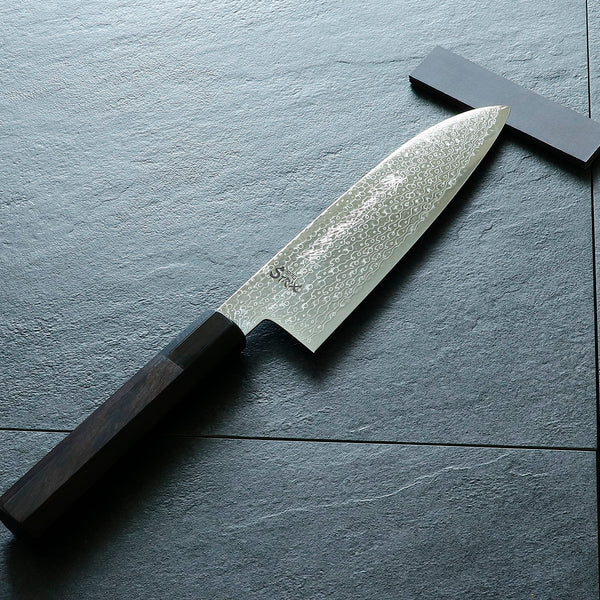 レア品 郷右馬允義弘 VG10 ダマスカス三徳包丁　180mm spg-strix-damascus-santoku-