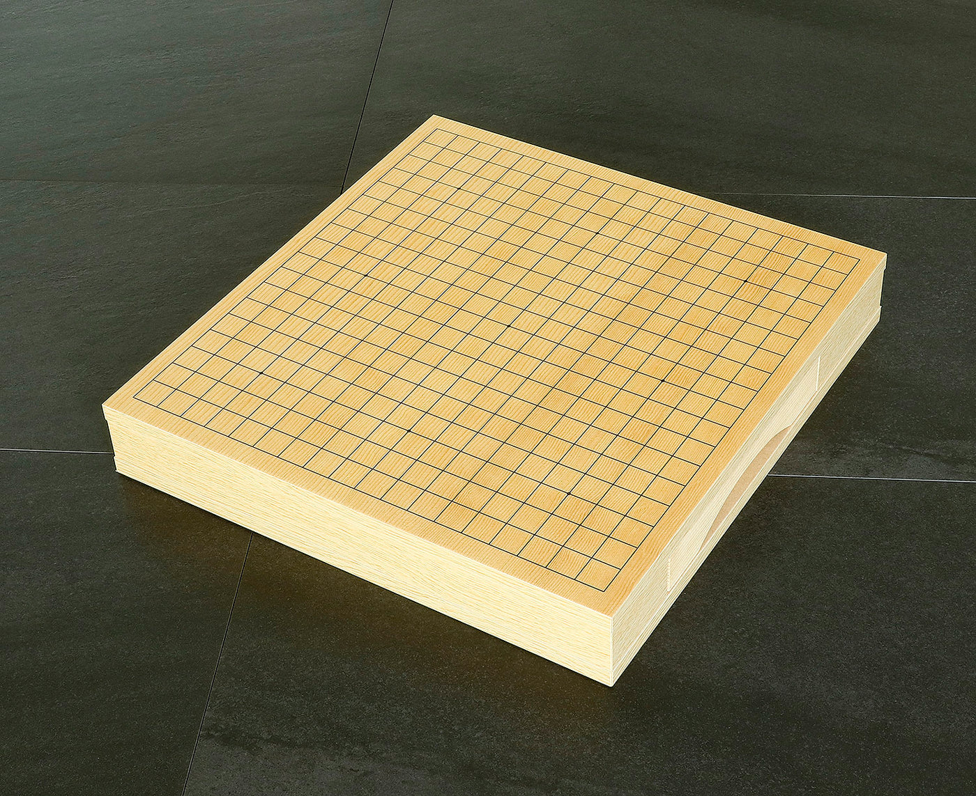 碁石が収納できる17mm碁石用卓上碁盤セット 512-17MS-01 – kurokigoishiten