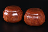 Karin [Chinese quince] Dodecagonal Go Bowls For 36-42 stones, XXL