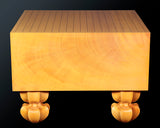China grown Hon Kaya Masame Go board with legs 6.1-sun / 18.7cm thick No.71134 *Off-spec