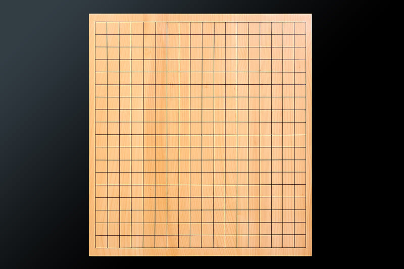 Hyuga-kaya Table Go Board Masame 1.8-Sun (about 57 mm thick) 3-piece composition board No.76702 *Off-spec