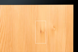 Hiba [ Yellow cedar ] wood with special dimension of 9*9-ro Table Go Board No.76790 *Tachimori finish lines
