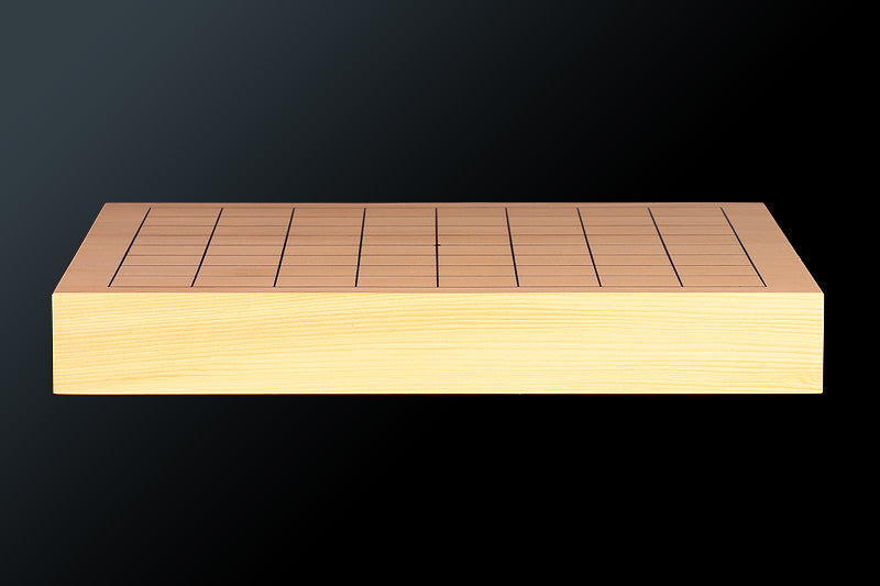 Hiba [ Yellow cedar ] wood made special dimension of 9*9-ro Shihou-masa 0.9 sun / about 29mm thick Table Go Board No.76792