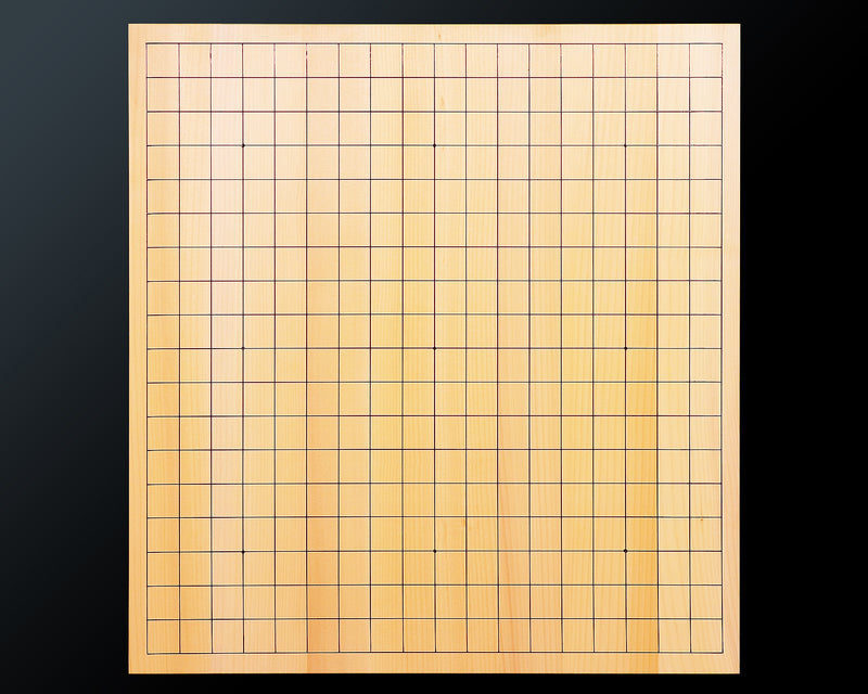 日向榧卓上碁盤 柾目 1.9寸 7枚継ぎ No.76803