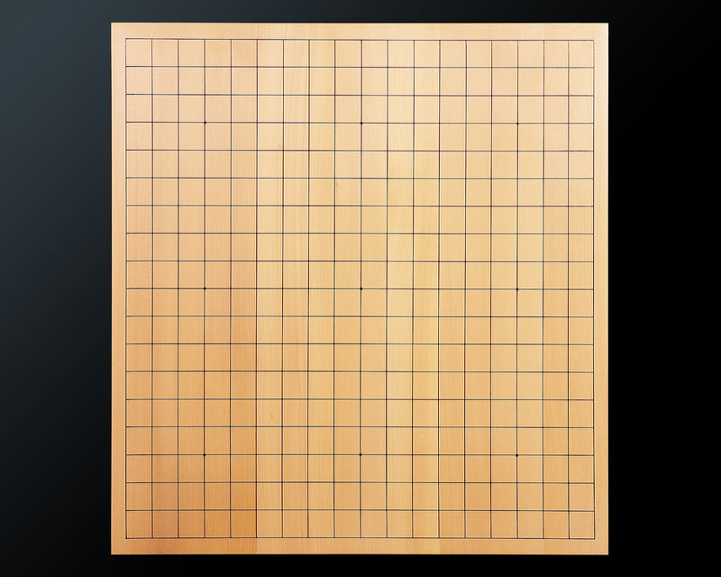 日向榧卓上碁盤 柾目 1.8寸 7枚継ぎ No.76804