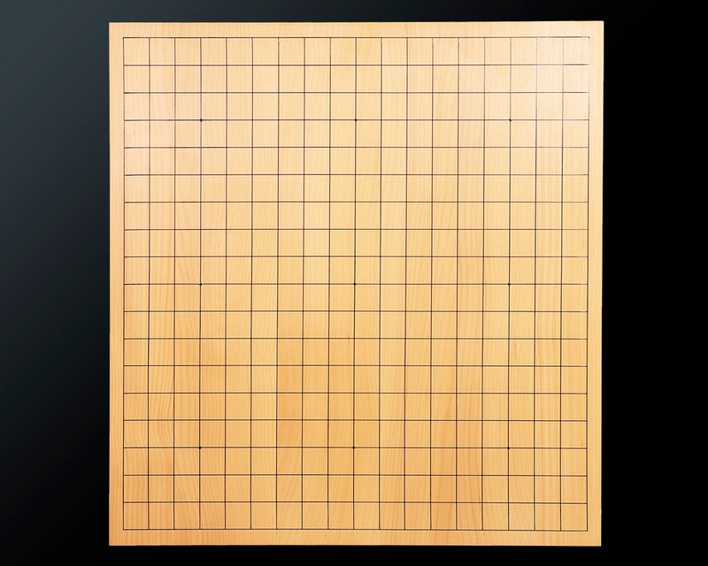 日向榧卓上碁盤 柾目 1.9寸 6枚継ぎ No.76805