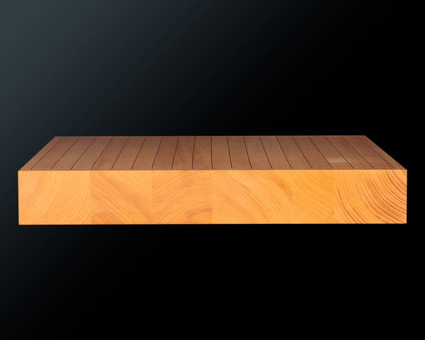 Hyuga-kaya Table Go Board Masame 1.9 Sun (about 59mm thick) 6-piece composition board No.76821