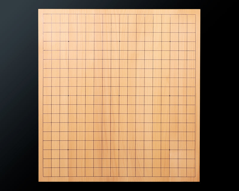 日向榧卓上碁盤 柾目 1.9寸 6枚接ぎ No.76821