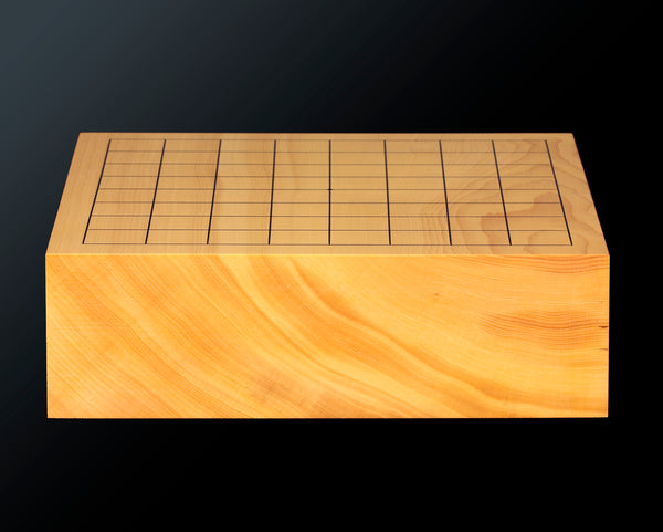 Hyuga Kaya Oi-masa 1.9-Sun (about 60 mm thick) 1-piece 9*9-ro special dimension Table Go Board  No.76879 *Tachimori finish lines