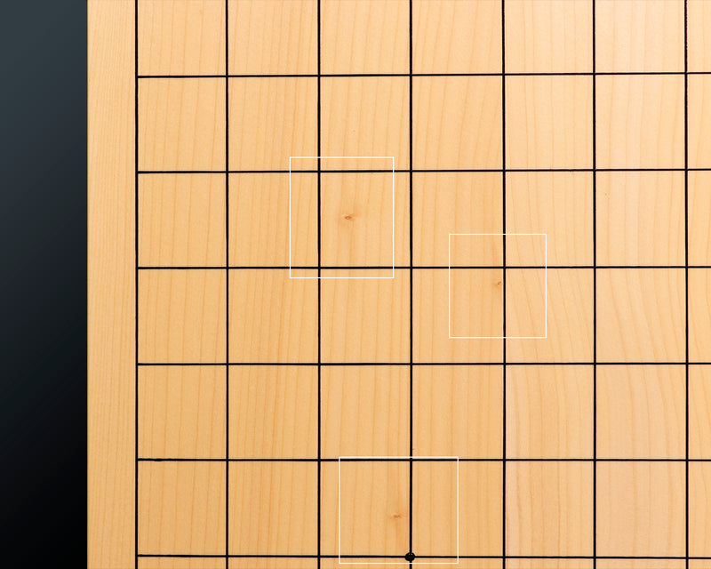 日向榧卓上碁盤 柾目 1.8寸 5枚接ぎ No.76889