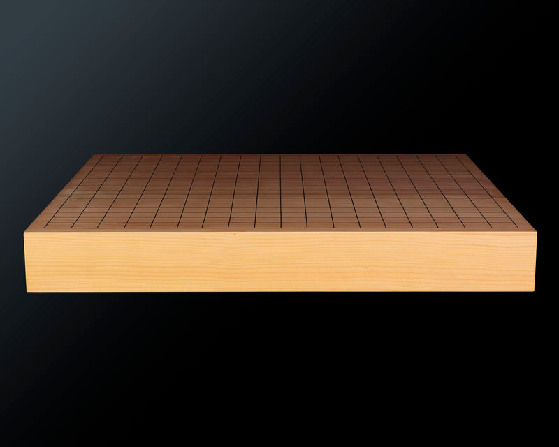 日向榧卓上碁盤 柾目 2.1寸 3枚接ぎ No.76891