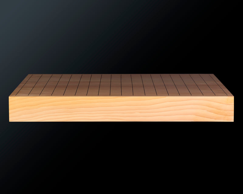 Hyuga-kaya Table Go Board Masame 1.7-Sun (about 52mm thick) 4-piece composition board No.76896