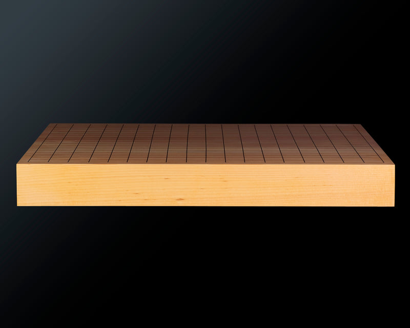 Hyuga-kaya Table Go Board Masame 1.7-Sun (about 52mm thick) 4-piece composition board No.76896