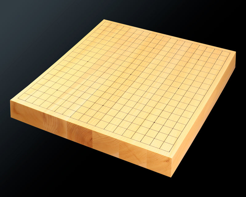 Hyuga-kaya Table Go Board Masame 1.8-Sun (about 57mm thick) 6-piece composition board No.76912