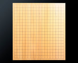日向榧卓上碁盤 柾目 1.8寸 6枚接ぎ No.76914