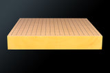 Go board craftsman Mr. Keiji MIWA made Japan grown Hon kaya 2.1 sun Kiura 1-piece Table Go Board No.78013