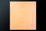 Go board craftsman Mr. Keiji MIWA made Japan grown Hon kaya 2.0 sun Kiura 1-piece Table Go Board No.78015