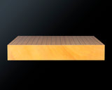 Go board craftsman Mr. Keiji MIWA made Japan grown Hon kaya 2.2 sun Tenchi-masa 1-piece Table Go Board No.78017