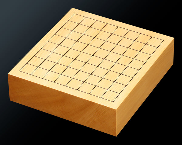 Go board craftsman Mr. Keiji MIWA made Japan grown Hon kaya 1.9 sun (about 59 mm thick) Masame 1-piece  special dimension of 9*9-ro Table Go Board No.78025