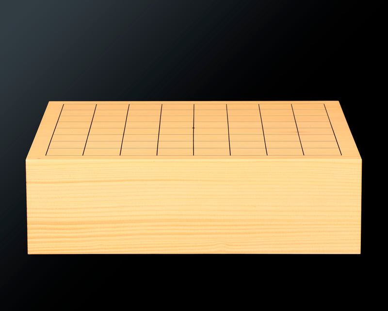 Board craftsman Mr.Torayoshi Yoshida made 9*9-ro special dimension 1-piece Hyuga kaya Table Go Board Shihou-masa 2.1-Sun (about 64 mm thick) No.79047F