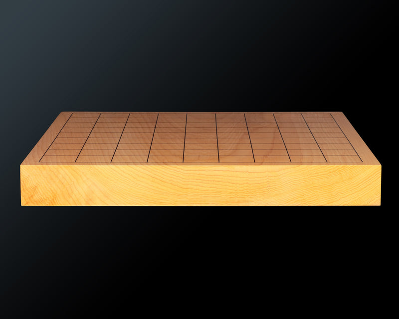 Hyuga kaya Kiura 1-piece Table Shogi board (1.2-sun / 3.9 cm thick) No.86158
