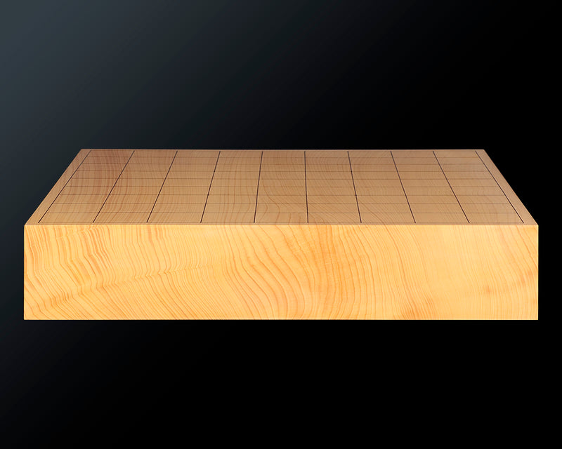 Board craftsman Mr. Torayoshi YOSHIDA made Japan grown kaya Ten-masa 2.0-Sun (about 62 mm thick) Table Shogi Board No.89021F
