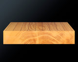 Board craftsman Mr. Torayoshi YOSHIDA made Hyuga kaya Kiomote 2.1-Sun (about 64 mm thick) Table Shogi Board No.89022F