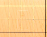 盤師 吉田寅義製作 日本産本榧 卓上将棋盤 四方柾2.8寸 1枚盤 No.89023F