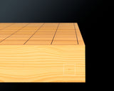 Board craftsman Mr. Torayoshi YOSHIDA made Hyuga kaya Table Shogi Board Ten-masa 1.7-Sun (about 54 mm thick) 1-piece board No.89026 *Off-spec