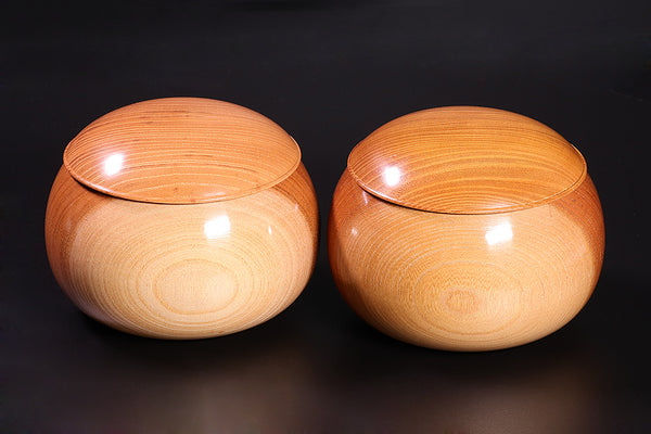 Keyaki [zelkova] Go Bowls Extra large for size 30 - 33 Go stones GK-KYK-SBM102-33-01 *Off-spec